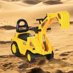Manual Ride-On Excavator Toy